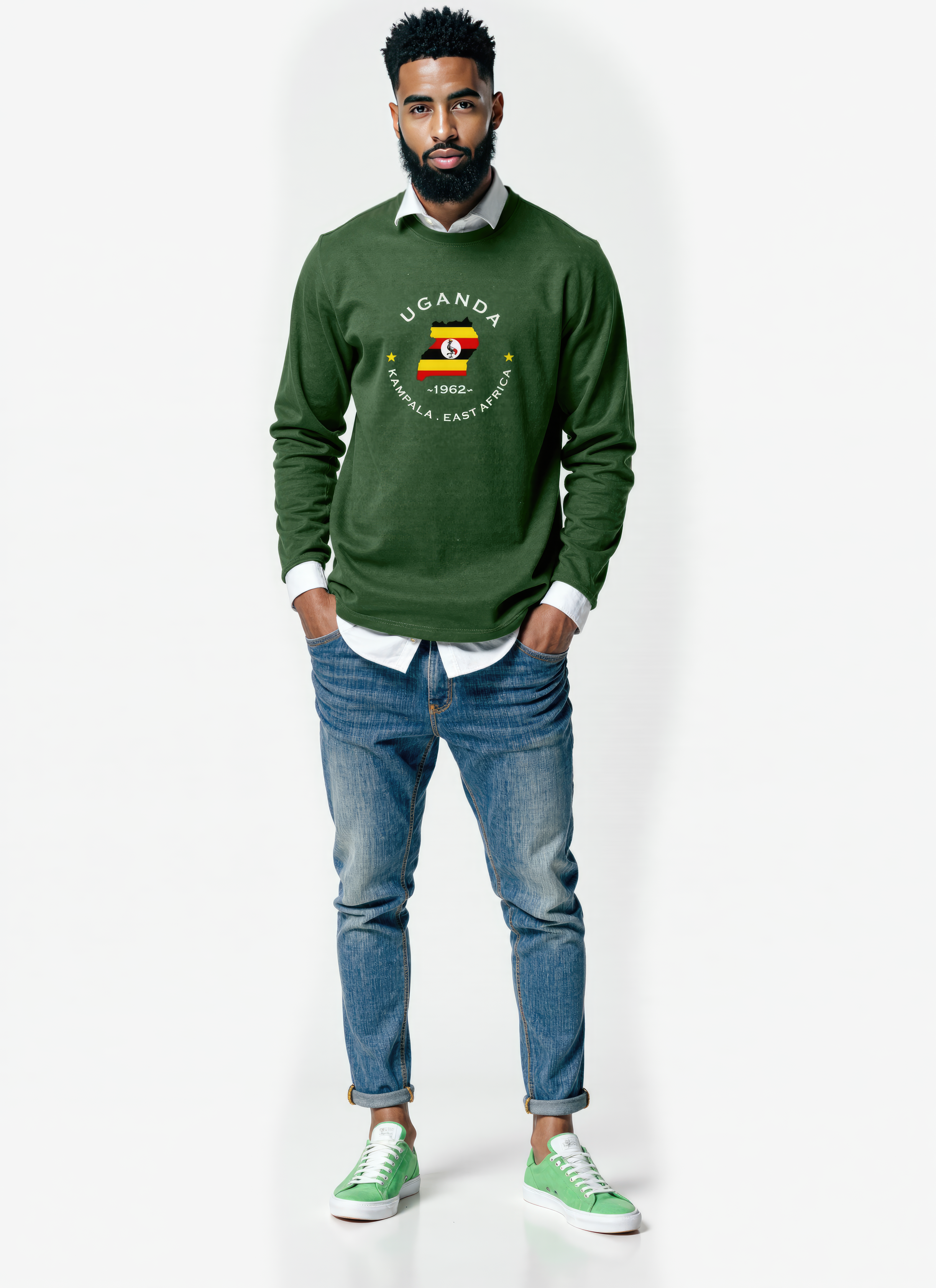 Ugandan Unisex Premium Sweatshirt